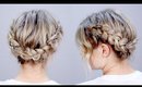 Hairstyle Of The Day: SUPER CUTE Braid Hairstyle Updo | Milabu