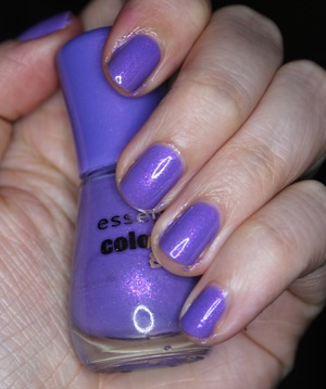 Purple with pink shimmer.
http://thesleepyjellyfish.blogspot.ie/2013/01/this-weeks-nails-15-oh-my-glitter.html