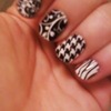 Nail decals.