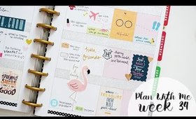 Plan With Me Week 34 - Orlando Vacation | Charmaine Dulak