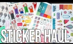 Etsy Sticker Haul | Purrfect Paperie, RAK Paper Stickers, The Sticky Cactus, and Sponsored by Coffee