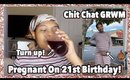 Pregnant on 21st Birthday!! |Chit Chat GRWM Fall Makeup