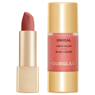 Hourglass Unlocked Soft Matte Lipstick & Unreal Liquid Blush Bundle