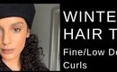 Fine Curly Hair - Winter Hair Care Tips