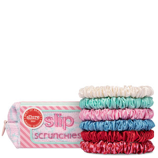 Slip Skinny Scrunchies (Set of 6 + Pouch)