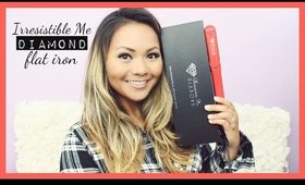 What I Use To Straighten My Hair: Irresistible Me Diamond Flat Iron | TheMaryberryLive