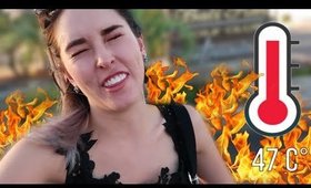 Tutorial para no DERRETIRSE a más de 47 C° en LAS VEGAS #Vlog | Kika Nieto
