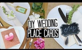 DIY Wedding Place Card Ideas - Easy & Affordable! | WEDDING SERIES