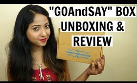 *NEW* GoAndSay Box February 2017 | GIVEAWAY | UNBOXING & REVIEW | Stacey Castanha