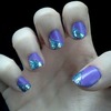 Blue and purple nails!