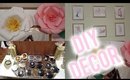 STILL DECORATING | MAKING DIY WALL DECOR!!! Paper Flowers & Gallery Wall