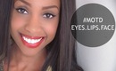 [#MOTD] Maquillage du jour l FullFace: Eye Liner Foundation Red Lips