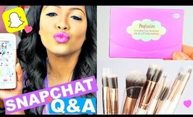 Hush Makeup Haul + Snapchat Q&A | Your Questions ANSWERED!