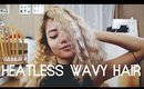 Heatless Wavy Hair Tutorial