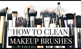 How I Clean My Makeup Brushes Naturally | Kendra Atkins