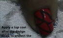 Sexy Fish Net- nail art tutorial- easy nail design for beginners-nail art for short nails