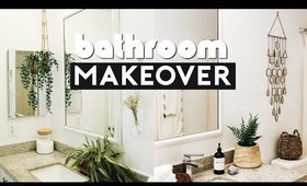 EXTREME ROOM MAKEOVER! DIY BATHROOM TRANSFORMATION ON A BUDGET | Nastazsa