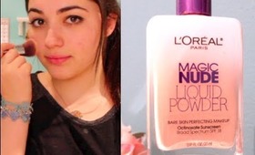 L'oreal Magic Nude Liquid Powder Review/First Impression