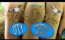 DIY Wire Rings! 3 Ring Designs - Moustache, Infinity and Love <3