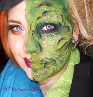 Dr. Jekyll and Mrs. Hyde (female version) Character Creation i wore for halloween