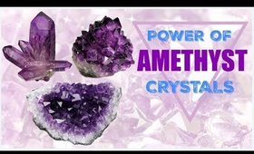 AMETHYST CRYSTAL MEANING AND USES! HEALING & BENEFITS