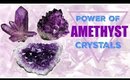 AMETHYST CRYSTAL MEANING AND USES! HEALING & BENEFITS