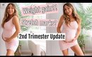 Second Trimester Pregnancy Update// WEIGHT GAIN, STRETCH MARKS,BABY CLASSES?!