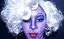 Glammed Up Ursula Makeup Look - #HappyHalloween