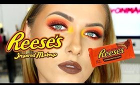 Reese's Peanut Butter Cups Inspired Makeup Tutorial | shivonmakeupbiz