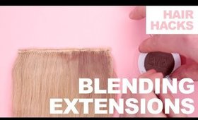 Blending Hair Extensions | Milk + Blush Hair Hacks