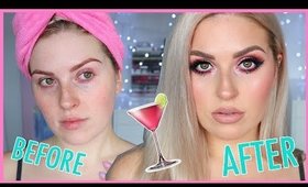 Chit Chat GRWM 💖 Cosmopolitan Pink & Burgundy! 💕🍹 Cocktail Series