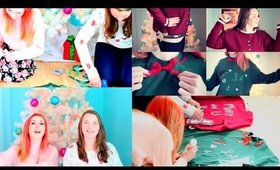 MAKING UGLY CHRISTMAS SWEATERS! | thefinegals