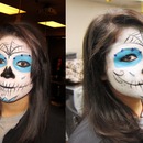 Blue Sugar Skull
