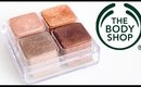 The Body Shop Chocolate Box Shimmer Cubes Swatches