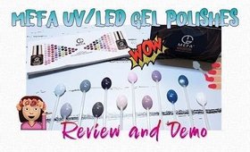 MEFA 12 pc UV/LED Gel Polishes | Reivew and Demo | PrettyThingsRock