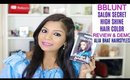 BBLUNT Salon Secret High Shine creme Hair color Review Demo & Alia Bhat Hairstyle | SuperPrincessjo
