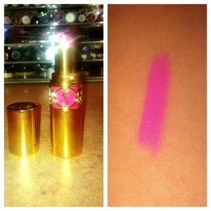 One of my faves. YSL VOLUPTE in #8 