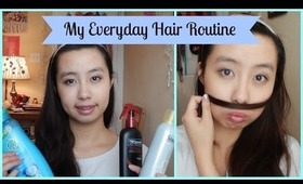 My Everyday Hair Routine for Shiny & Long Hair 2014