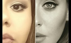 Adele - Hello inspired makeup tutorial