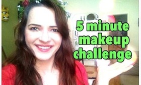 5 Minute Makeup Challenge !!