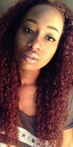 You know my main thing is hair, I'm still trying when it comes to make up -__- 

Face: Nw45 concealer
Lashes: Eyelure Naturlites Natural Texture lashes 
Lips:Rimmel Stay& Glossy 260 My Eternity. 
