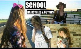 Hairstyles For School! Cute Back To School Outfits!