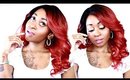 Best Red Wig  For The Holidays- Outre BROOKLYN Lace Front Wig ♡  | Epic Wig Tutorial