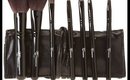 Black Diamond Pro 7 Piece Travel Makeup Brush Set From Royal Care Cosmetics