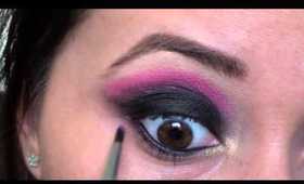 Machiaj De Seara - Hot Pink Smokey Eyes