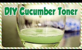 DIY Cucumber Toner