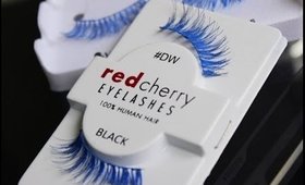 Makeup DIY : How to make Blue fake lashes