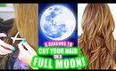 5 REASONS TO CUT YOUR HAIR ON A FULL MOON! │ LONGER THICKER HAIR, RELEASE NEGATIVITY & BLOCKS!