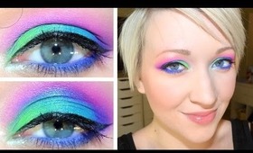 UD Electric Palette Tutorial #1: Peacock Eyes