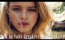 Faux Freckles Tutorial-  How to Fake Freckles with Makeup